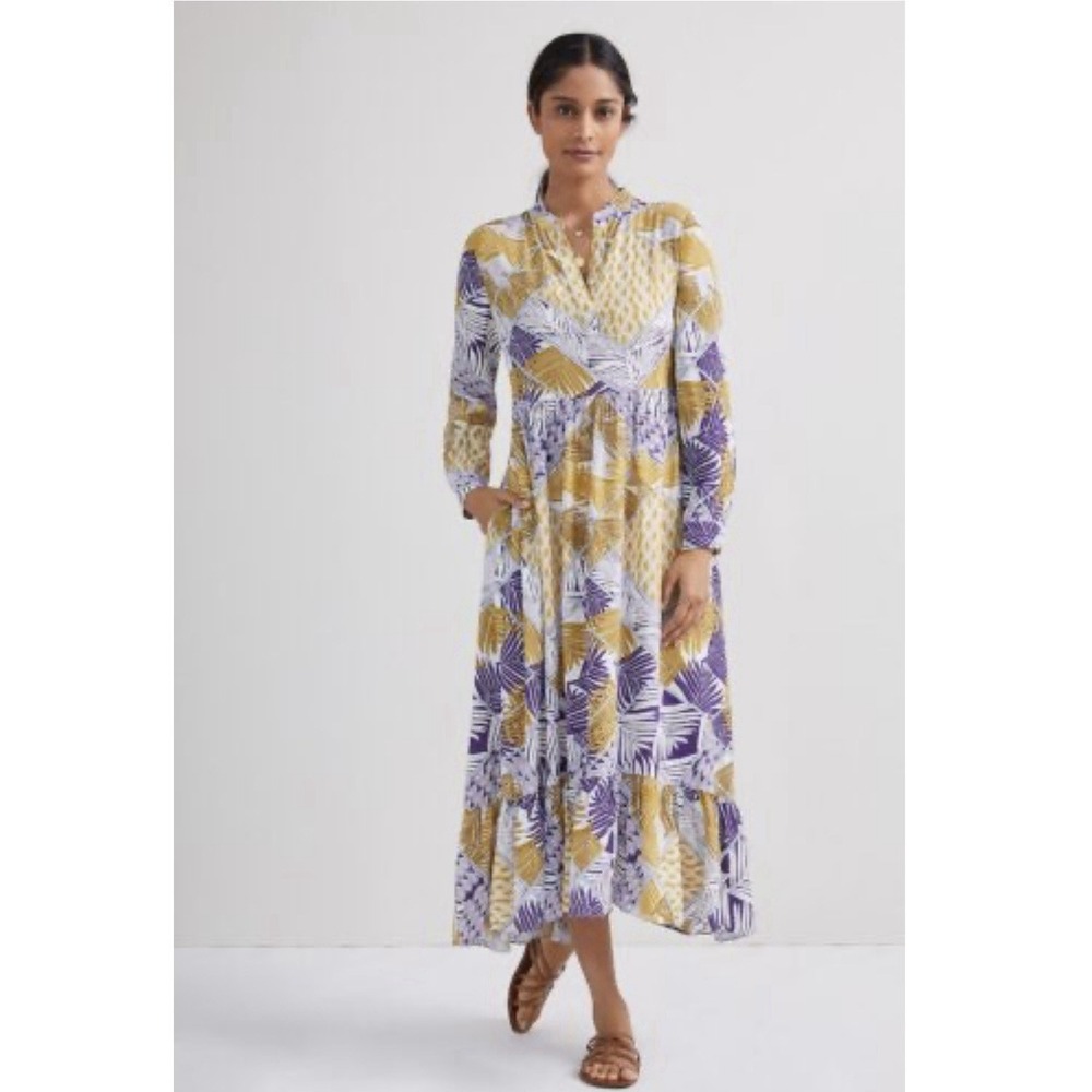 Mare Mare X Anthropologie Lynda Maxi Dress Women's Small Cottagecore Pockets
